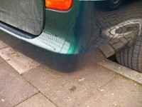Lackierte Stoßstange